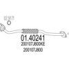 MTS 01.40241 Exhaust Pipe